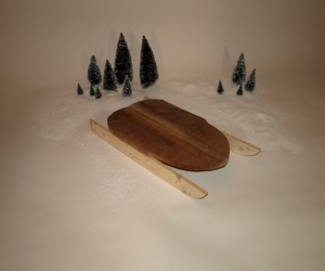 Deco wooden Sled  - Model Speedster