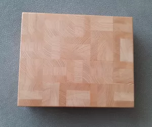 Cutting board beech end grain top side