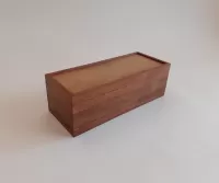 Jewelbox - wooden keepsake box nut